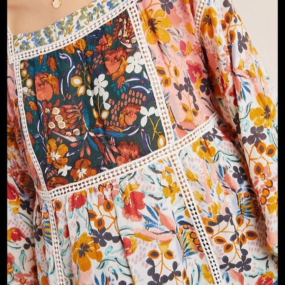 Anthropologie Nikki Peasant Blouse by Maeve - Picture 5 of 7